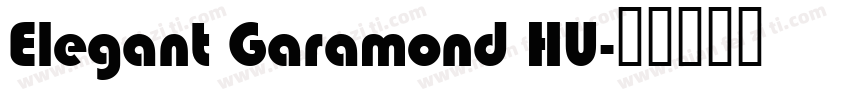 Elegant Garamond HU字体转换